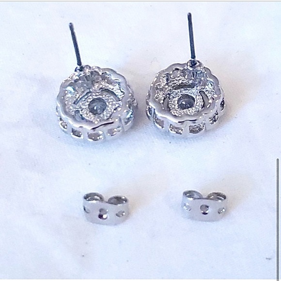 Nordstrom- Cubic zirconia silver earrings - Picture 6 of 7